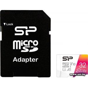 Silicon Power micro SDHC 32Gb [SP032GBSTHBV1V20SP]
