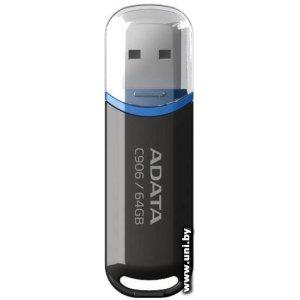 Купить ADATA USB2.0 64Gb [AC906-64G-RBK] в Минске, доставка по Беларуси