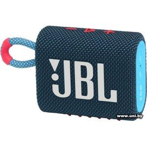 Купить JBL GO 3 Blue-Pink (JBLGO3BLUP) в Минске, доставка по Беларуси