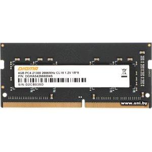 SO-DIMM 4G DDR4-2666 Digma (DGMAS42666004S)