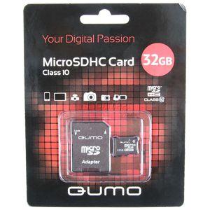 Купить Qumo micro SDHC 32GB (QM32MICSDHC10) class 10 в Минске, доставка по Беларуси