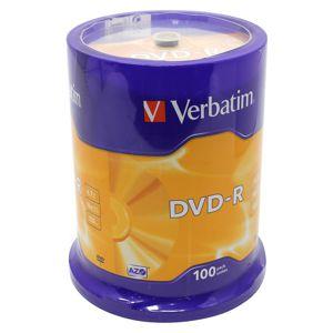 Купить DVD-R Verbatim 4.7Gb/16x/(100шт.) [43549] в Минске, доставка по Беларуси