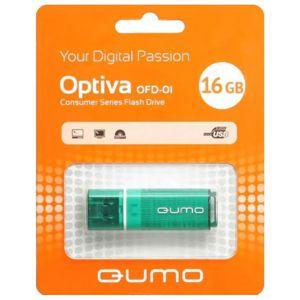 Купить QUMO USB2.0 16Gb Optiva 01 Green в Минске, доставка по Беларуси