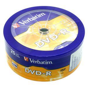 Купить DVD-R Verbatim 4.7Gb 16x (25шт) [43730] в Минске, доставка по Беларуси