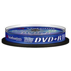 Купить DVD+R Verbatim 4.7Gb/16x/(10шт) [43498] в Минске, доставка по Беларуси