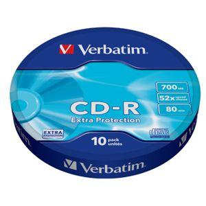 Купить CD-R Verbatim, 700Mb/52х/(10шт) [43437] в Минске, доставка по Беларуси
