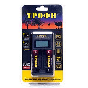 Купить Трофи TR-803 AA LCD скоростное + 2 HR6 2500mAh в Минске, доставка по Беларуси