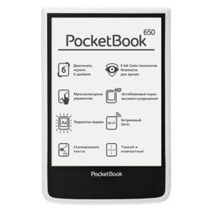 Купить PocketBook 6` Ultra 650 White (PB650-W-CIS) в Минске, доставка по Беларуси