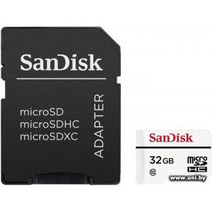 Купить SanDisk micro SDHC 32Gb [SDSDQQ-032G-G46A] в Минске, доставка по Беларуси