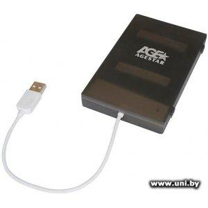 Купить AGESTAR SUBCP1 Black (2.5", SATA,USB2.0) в Минске, доставка по Беларуси