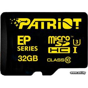 Купить Patriot micro SDHC 32GB (PEF32GEMCSHC10) в Минске, доставка по Беларуси