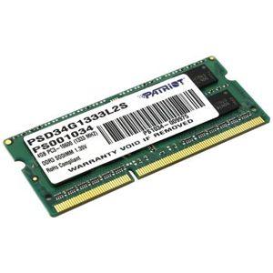 Купить SO-DIMM 4G DDR3-1333 Patriot (PSD34G1333L2S) в Минске, доставка по Беларуси