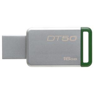 Купить Kingston USB3.0 16Gb [DT50/16GB] Metal/Green в Минске, доставка по Беларуси
