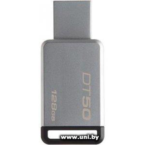 Купить Kingston USB3.0 128Gb DT50/128GB Metal/Black в Минске, доставка по Беларуси