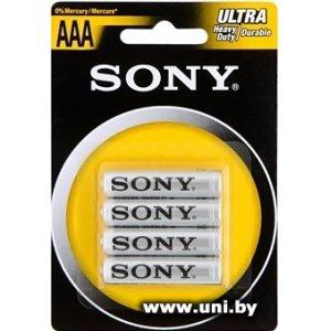 Купить Sony [R03-NUB4A] Набор батареек (AAAx4шт.) в Минске, доставка по Беларуси