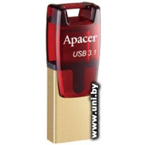 Купить Apacer USB Type C 16Gb [AP16GAH180R-1] в Минске, доставка по Беларуси