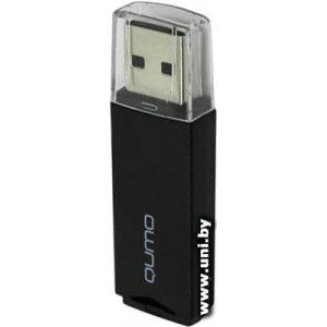 Купить Qumo USB2.0 8Gb [QM8GUD-TRP-Black] в Минске, доставка по Беларуси