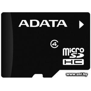 Купить ADATA micro SDHC 8Gb [AUSDH8GCL4-RA1] в Минске, доставка по Беларуси