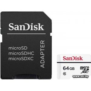 Купить SanDisk micro SDXC 64Gb [SDSDQQ-064G-G46A] в Минске, доставка по Беларуси