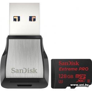 Купить SanDisk micro SDXC 128Gb [SDSQXPJ-128G-GN6M3] в Минске, доставка по Беларуси