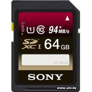 Купить Sony SDXC 64Gb [SF64UXT] в Минске, доставка по Беларуси