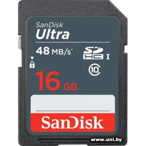Купить SanDisk SDHC 16Gb [SDSDUNB-016G-GN3IN] в Минске, доставка по Беларуси