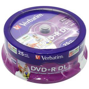 Купить DVD+R Verbatim 8.5Gb/8x/(25шт.) Printable [43667] в Минске, доставка по Беларуси