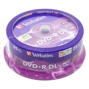 Купить DVD+R Verbatim 8.5Gb/8x/(25шт.) [43757] в Минске, доставка по Беларуси