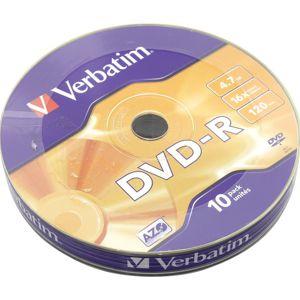 Купить DVD-R Verbatim 4.7Gb/16x/(10шт) [43729] в Минске, доставка по Беларуси