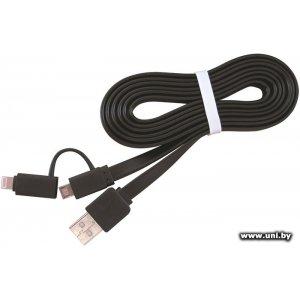 Купить Cablexpert [CC-USB2-AMLM2-1M]USB>Lightning+MicroUSB в Минске, доставка по Беларуси