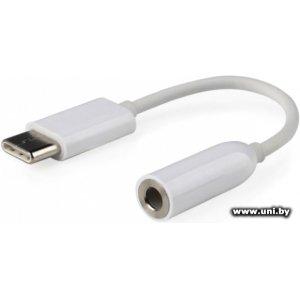 Купить Cablexpert CCA-UC3.5F-01-W USB Type-C to audio 3.5m в Минске, доставка по Беларуси