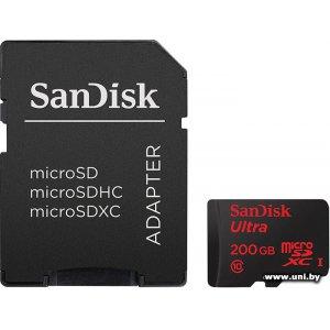 Купить SanDisk micro SDXC 200Gb [SDSQUAR-200G-GN6MA] в Минске, доставка по Беларуси