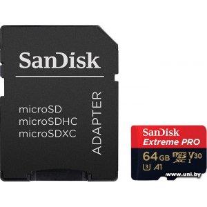 Купить SanDisk micro SDXC 64Gb [SDSQXCG-064G-GN6MA] в Минске, доставка по Беларуси