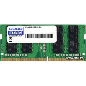 Купить SO-DIMM 4G DDR4-2400 Goodram (GR2400S464L17S/4G) в Минске, доставка по Беларуси
