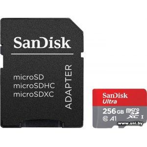 Купить SanDisk micro SDXC 256Gb [SDSQUAR-256G-GN6MA] в Минске, доставка по Беларуси