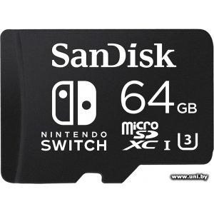 Купить SanDisk micro SDXC 64Gb [SDSQXAT-064G-GN6ZA] под заказ 1 день в Минске, доставка по Беларуси