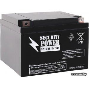 Купить Security Power Аккумулятор 12V/26AH (SP 12-26) в Минске, доставка по Беларуси