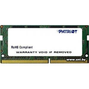 Купить SO-DIMM 8G DDR4-2133 Patriot (PSD48G213382S) в Минске, доставка по Беларуси