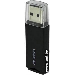 Купить Qumo USB2.0 64Gb [QM64GUD-TRP-Black] в Минске, доставка по Беларуси