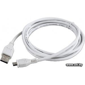 Купить Cablexpert micro USB 1.8м (CCP-mUSB2-AMBM-6-W) в Минске, доставка по Беларуси