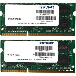 Купить SO-DIMM 8G DDR3-1600 Patriot PSA38G1600SK в Минске, доставка по Беларуси