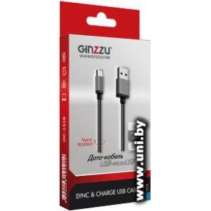 Купить GINZZU GC-151B USB 2.0 micro 0.15m в Минске, доставка по Беларуси