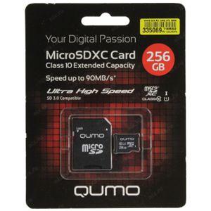 Купить Qumo micro SDXC 256Gb [QM256GMICSDXC10U1] в Минске, доставка по Беларуси