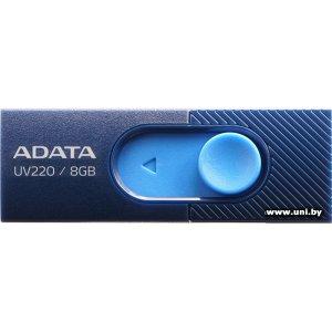 Купить ADATA USB2.0 8Gb [AUV220-8G-RBLNV] в Минске, доставка по Беларуси