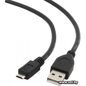 Купить Cablexpert micro USB 0.1м (CCP-mUSB2-AMBM-0.1M) в Минске, доставка по Беларуси