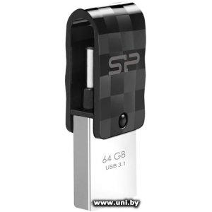 Купить Silicon Power USB Type C 64Gb [SP064GBUC3C31V1K] в Минске, доставка по Беларуси