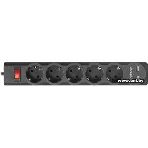 Купить Фильтр сетевой Defender DFS 755 5m Black 5р 2USB в Минске, доставка по Беларуси