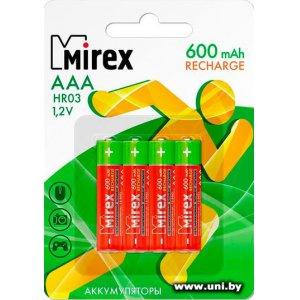 Mirex [HR03-06-E4] Набор (AAAx4шт.) 600mAh