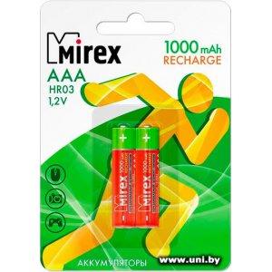Mirex [HR03-10-E2] Набор (AAAx2шт.) 1000mAh