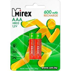 Mirex [HR03-06-E2] Набор (AAAx2шт.) 600mAh